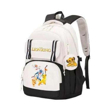 Imagem de Mochila De Grande Capacidade Para Crianças Meninas, Tema Rei Leão, Bol