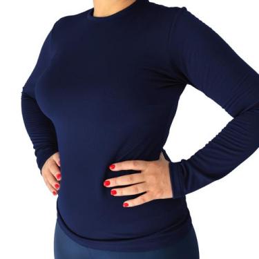 Imagem de Blusa Feminina Térmica Peluciada Manga Longa Segunda Pele Inverno - se