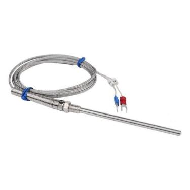 Imagem de Termopar Tipo J Mod. Wrjt-03 Haste 5X100Mm Cabo 3M 0-600 C - Eng