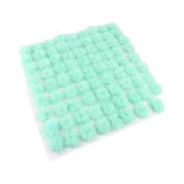 Imagem de Bolas De Pompom De Pele De Mink 25mm 30mm 40mm Para Costurar Em Chavei