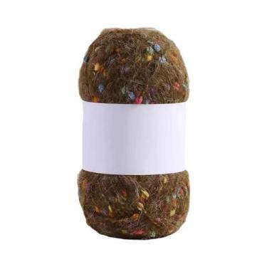 Imagem de Fio De Feijão Colorido 50g Para Tricô DIY, Material Para Cachecol, Cha