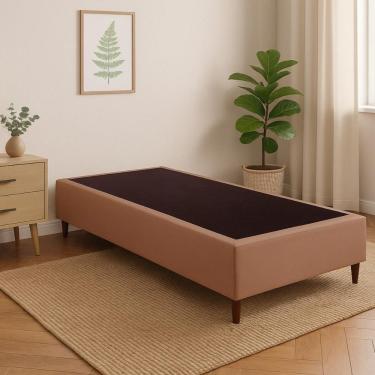 Imagem de Base Box Solteiro 88x188x38cm Luana Multimóveis Cr35377 Castor