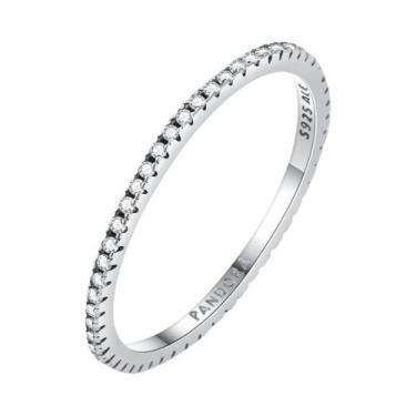 Imagem de Anel De Prata Esterlina 925 Com Pedra Coração De Vaga-lume Luminosa Ve