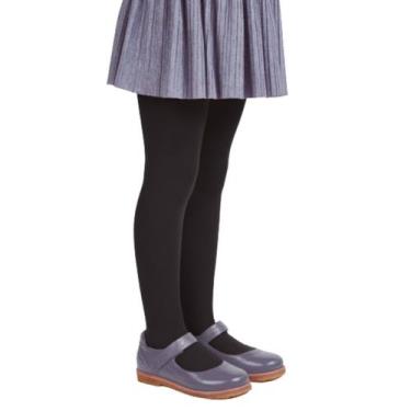 Imagem de Meia Calça Infantil Fio 40 Menina Lobinha Lupo, Preto, P