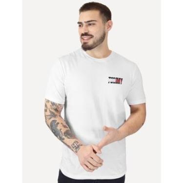 Imagem de Camiseta Tommy Jeans Masculina Regular Italic Colors Logo Branca-Masculino