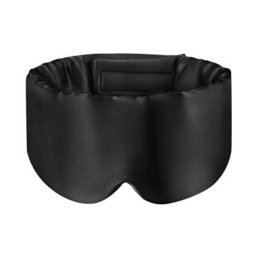 Imagem de Máscara De Dormir 100% Seda De Amora, Macia E Acolchoada, Bloqueadora 