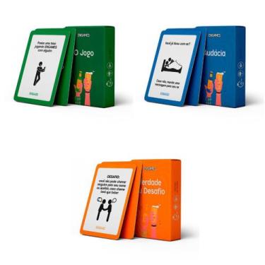 Imagem de Kit Desafios O Jogo Audácia Verdade ou Desafio Resenha para adultos Fe