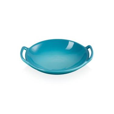Imagem de PRATO LE CREUSET REDONDO EM CERÂMICA 20CM WOK AZUL CARIBE 60108201700218