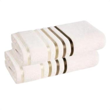 Imagem de Kit 2 Toalhas Banho Karsten 70x140 - Fio Penteado Lumina