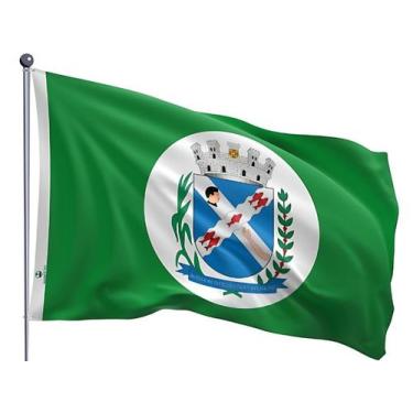 Imagem de Bandeira do Município de Piracicaba Uma Face Estampada Tamanho 90x128c