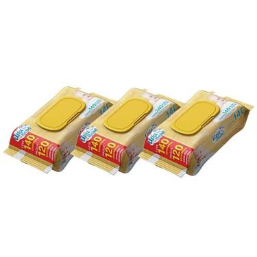 Imagem de Kit c/ 3 Pacotes Lenço Umedecido Upa Bebê Leve 140 Pague 120 - Wipex
