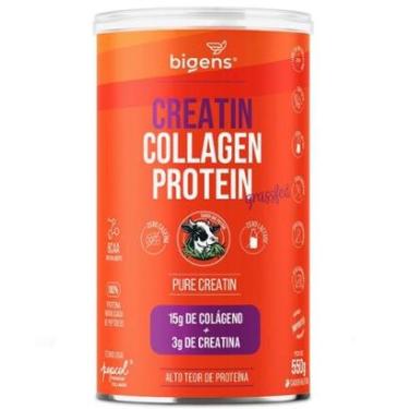 Imagem de BIGENS GRASS FED CREATIN BALANCE COLLAGEN PROTEIN 550G NEUTRO-Unissex