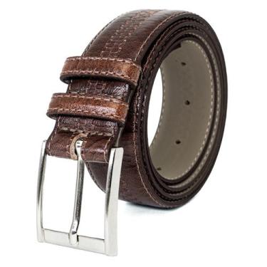 Imagem de Cinto Masculino Fasolo Social Couro Legítimo Confortável, Marrom tost,