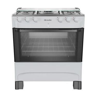 Imagem de Fogao 5bcs Mesa Inox Mfi5bb Mueller, Branco, Bivolt