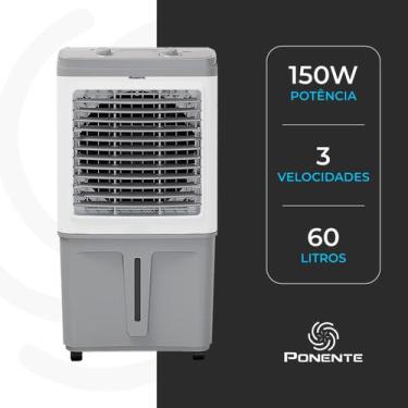 Imagem de Climatizador de Ar Ponente 60L 150W Portátil com 3 Velocidades Oscilan