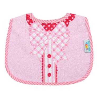 Imagem de Babador Bebe Impermeavel Felpudo Menina 1 Unid 100% Algodão Ideal Alim