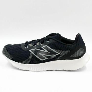 Imagem de Tênis New Balance com Cadarço Esportivo Masculino, 41, Preto