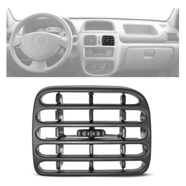 Imagem de Difusor de Ar Central Renault Clio 2000 a 2016  Grafite Direito - Auto