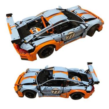 Imagem de Blocos de Montar Porsche 911 Galf 77, 975 Peças - Brinquedo Educativo 