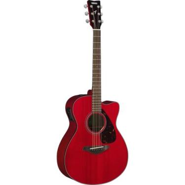 Imagem de Violão Eletroacústico Ruby Red FSX800C/02 RR - Yamaha