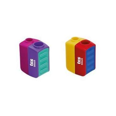 Imagem de Apontador com Depósito para Lápis Normal e Jumbo - Block - Tris, Rosa