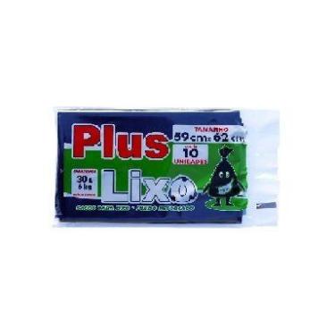 Imagem de Saco p/lixo plus lixo 30l c/10un