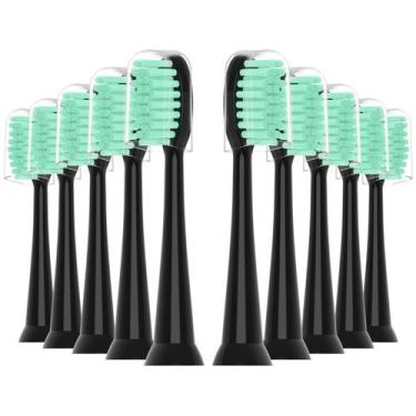 Imagem de Cabeças de Escova de Dentes ZIYAJIA, Kit com 10 Unidades para a Série 