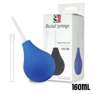 Imagem de Ducha Higiênica Rectal Syringe 160ml - Azul - LARY PRESENTES