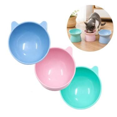 Imagem de Comedouro Elevado 13cm para Cães e Gatos Pequeno Porte - BUPPY PET