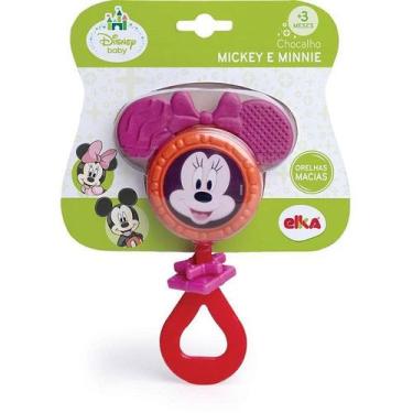 Imagem de Brinquedo Para Bebê Minnie Chocalho Com Mordedor