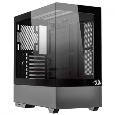 Imagem de Gabinete Gamer Aquário Redragon Reflect Pro - Vidro Temperado - E-ATX 