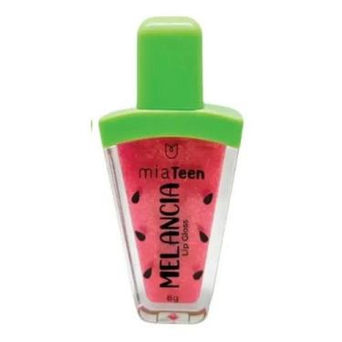 Imagem de Lip Gloss Melancia Mia Teen Mia Make 8g Cor:Rosa, Rosa