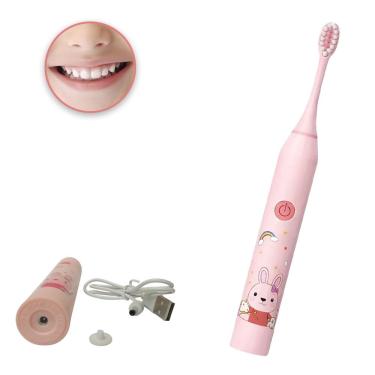 Imagem de Escova de Dente Eletrica Recarregavel 6 Velocidades Lingua Gengiva Higiene Oral Profunda Limpeza Bucal Escovacao