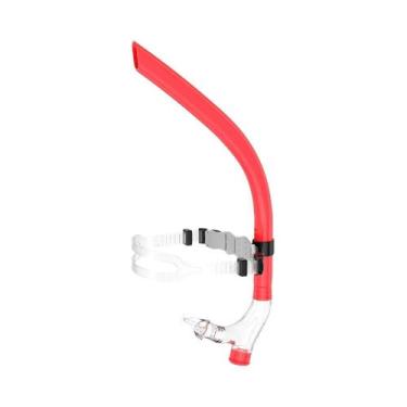 Imagem de Snorkel Frontal Com Válvula De Purga Unidirecional Para Natação Em Pis
