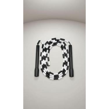 Imagem de Corda de Pular Segmentada 322cm Preto/Branco - Congratulations Store