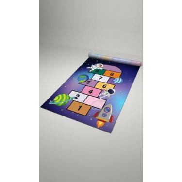 Imagem de Tapete Infantil Antiderrapante 1,00x1,40 Espacial - Congratulations St
