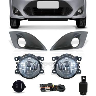 Imagem de Kit Farol De Milha Neblina Ford Fiesta 2011 2012 2013 2014 - Interruptor Modelo Original