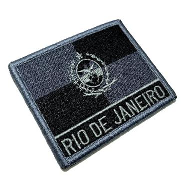 Imagem de BE0136NV02 Bandeira Rio de Janeiro Bordado Fecho Contato