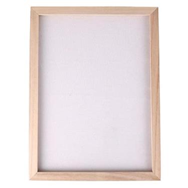 Imagem de de Impressão de Moldura de Papel de Tela de Fabricação de Papel de Madeira para de Papel DIY Ferramenta de Flores Secas - 15x18cm/20x, 15x18CM