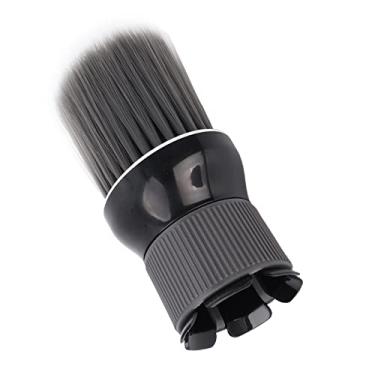 Imagem de Escova espanador de pescoço, escova de nylon macia escova de barbeiro de cabelo multifuncional antiderrapante alça de resistência fino acabamento elástico para barbeiro para salão de cabeleireiro