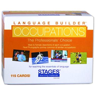 Imagem de Stages Learning Materials Language Builder Occupation, Career & Community Helper Picture Flashcards Photo Cards for Autism Education and ABA Therapy