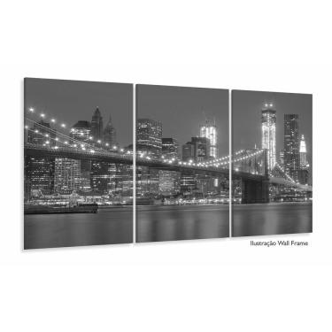 Imagem de Quadros Decorativos Manhattan Ponte City Sala Hall 120x60 3