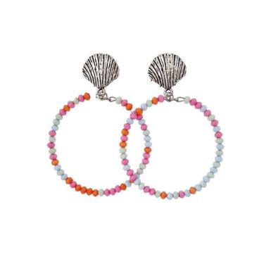 Imagem de Brinco Cristal Colorido