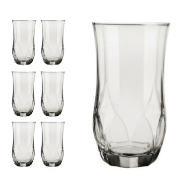 Imagem de kit Copo Ópera Duravel 360ml Redondo Transparente Nadir 6Un