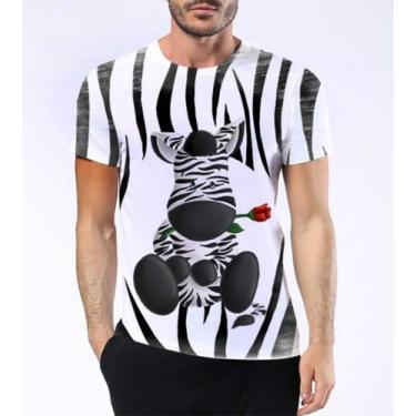 Imagem de Camisa Camiseta Zebra Animal África Preto E Branco Hd 1 - Estilo Krake