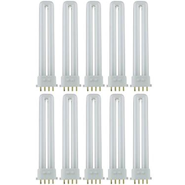 Imagem de Sunlite PL13/E/SP27K/10PK lâmpadas de plugin de tubo duplo fluorescente 13W 2700K branco quente em forma de U PL CFL com base 2GX7 (pacote com 10)