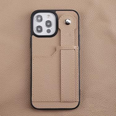 Imagem de Para Iphone13 12 11 XS XR ProMax Pro Mini Capa de Telefone de Couro Nova Primeira Camada Suporte de Couro Fit, Cinza, Para iPhone 11 Pro