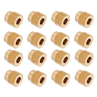 Imagem de 20 peças engrenagem de acionamento de 40 dentes latão aço inoxidável extrusora engrenagem tamanho pequeno 11 mm x 11 mm