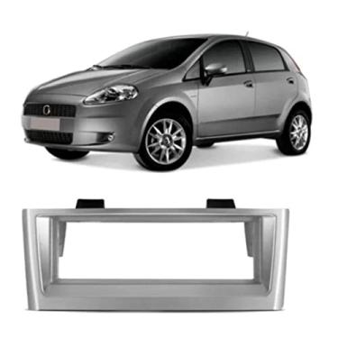 Imagem de Moldura Fiamon 1 Din Fiat Punto 08/12 - Prata