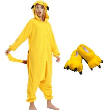 Pijama Kigurumi Pikachu: comprar mais barato no Submarino